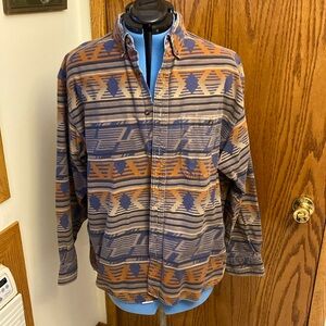 Used size XL Cabela’s Deerskin Soft Chamois Long Sleeve Shirt.
